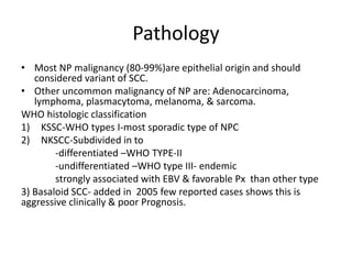 Npc Pathology Classification Nasopharngeal Cancer, NPC | PPTX