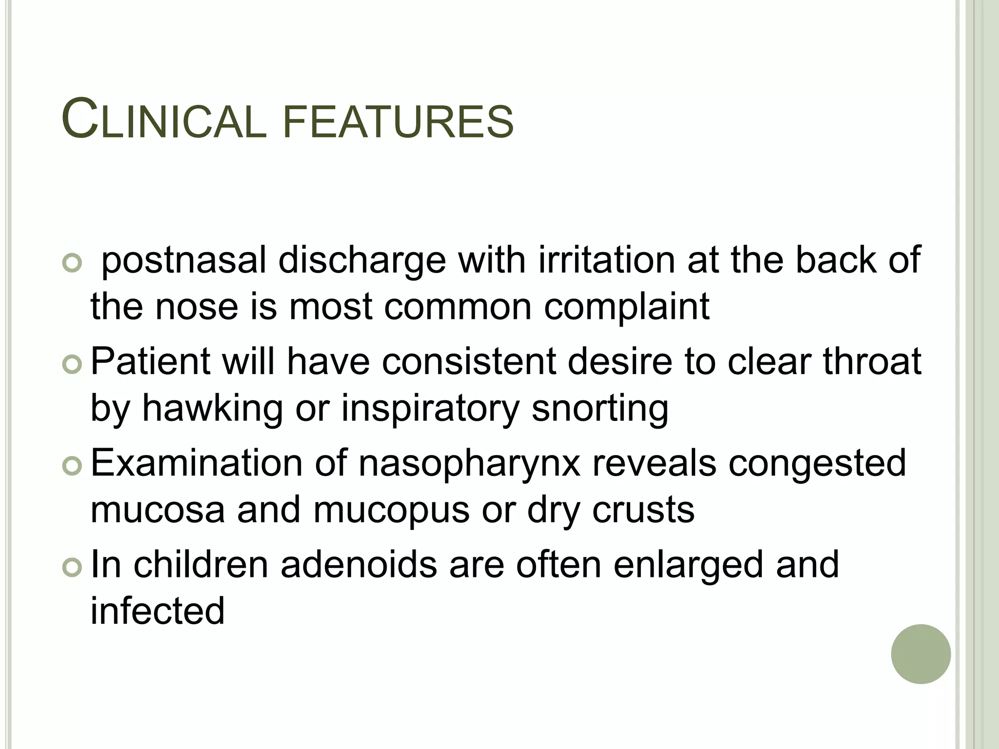 Nasopharynx and its diseases | PPTX