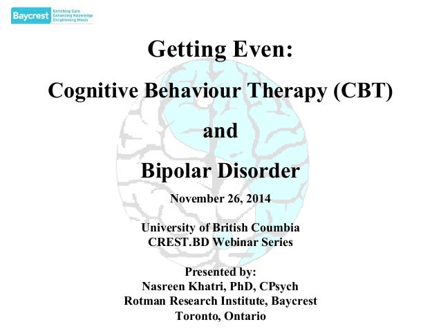 “Cognitive Behaviour Therapy (CBT) and Bipolar Disorder” with Dr. Nas…