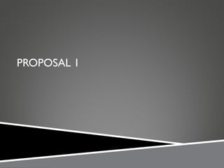 PROPOSAL 1 