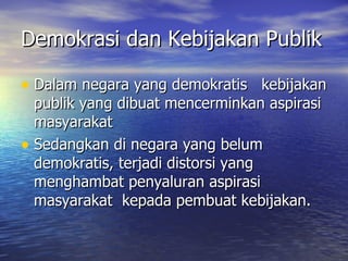 Demokrasi, Kebijakan, dan Pendidikan Kewarganegaraan: Pilar Bangsa yang Saling Menguatkan