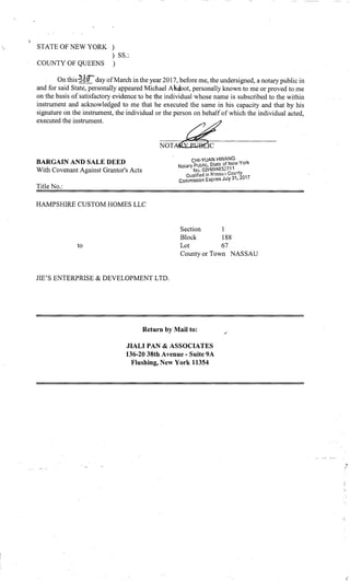 Yang Jie Real Estate Records