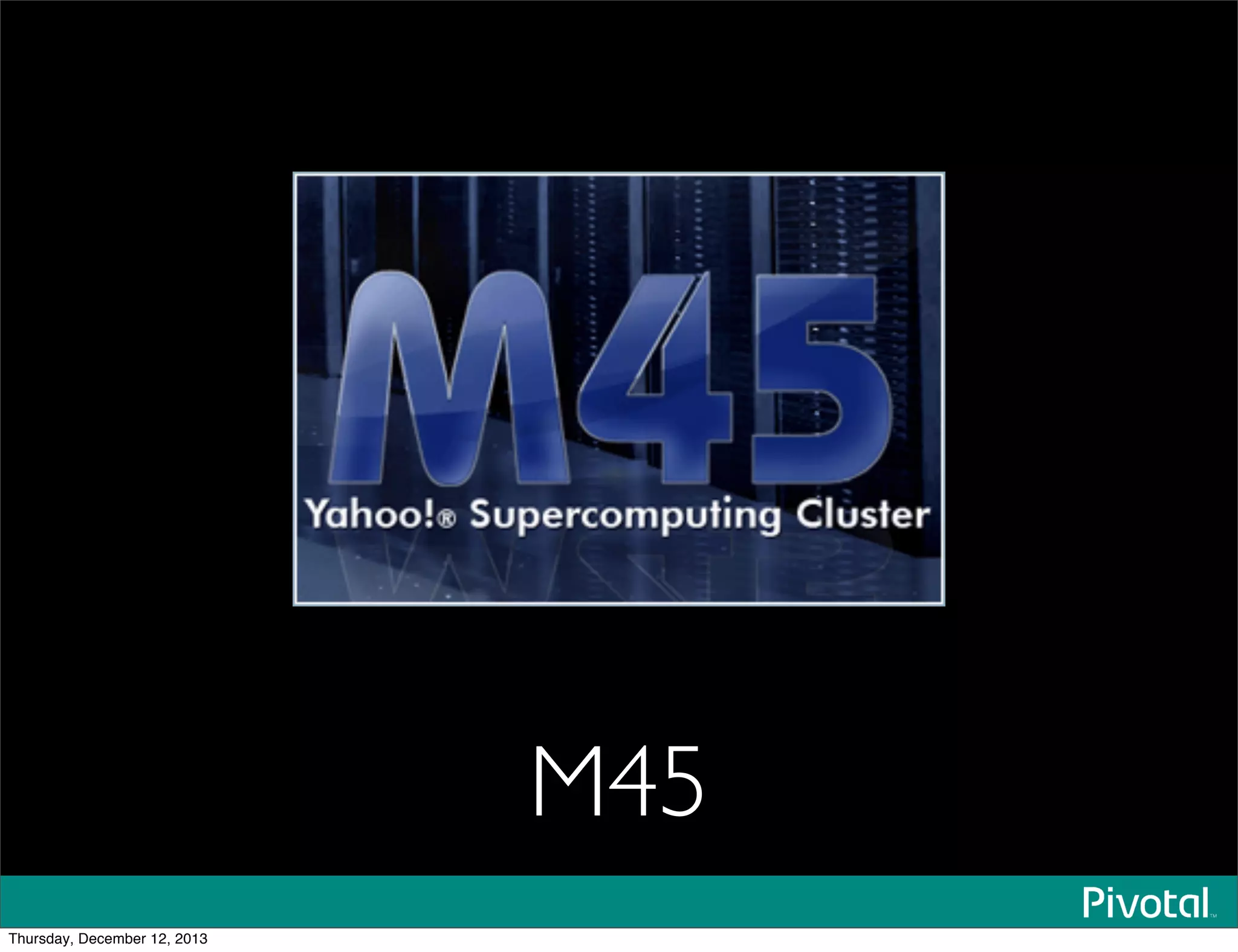 M45
Thursday, December 12, 2013
 