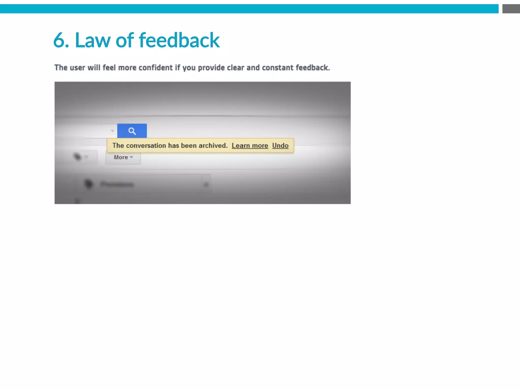 6.  Law  of  feedback
 