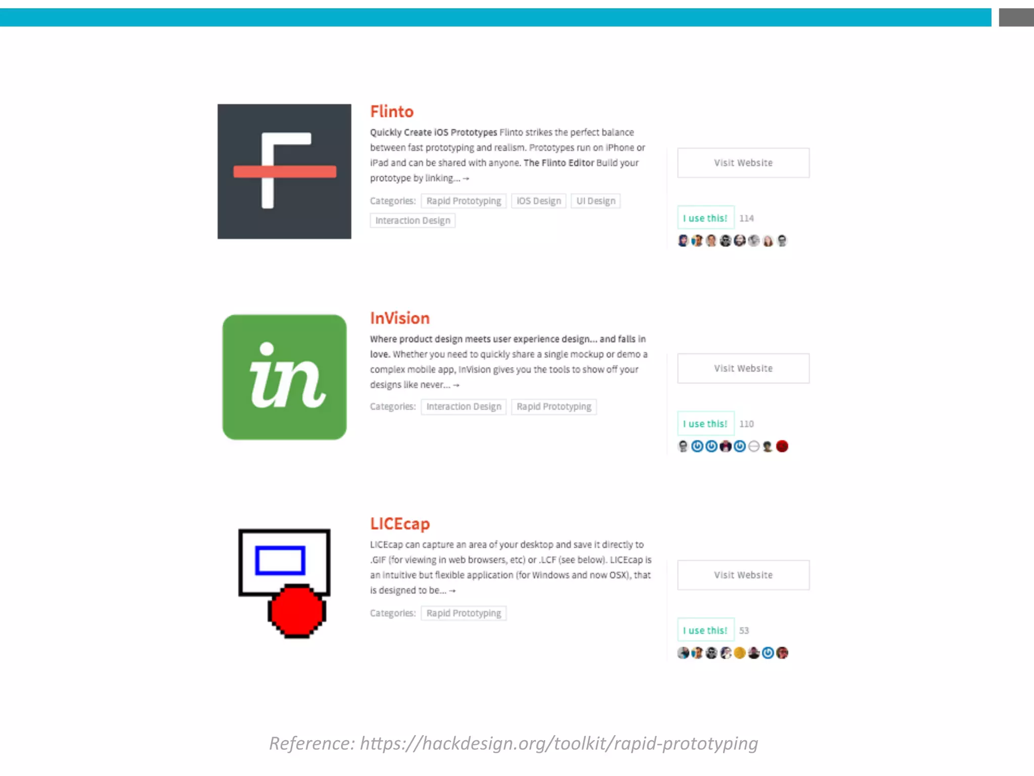 Reference:	
  h*ps://hackdesign.org/toolkit/rapid-­‐prototyping	
  
 