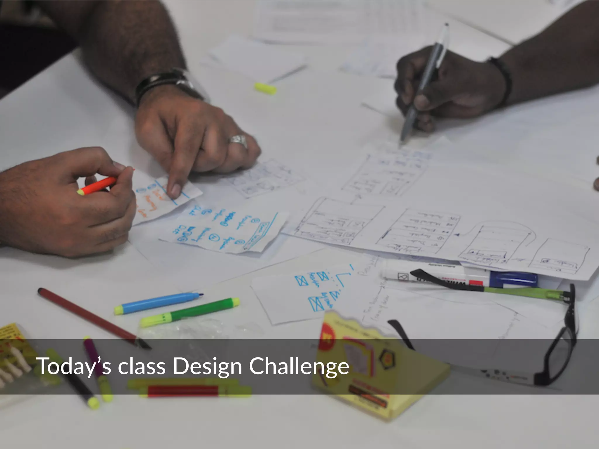 Today’s  class  Design  Challenge
 
