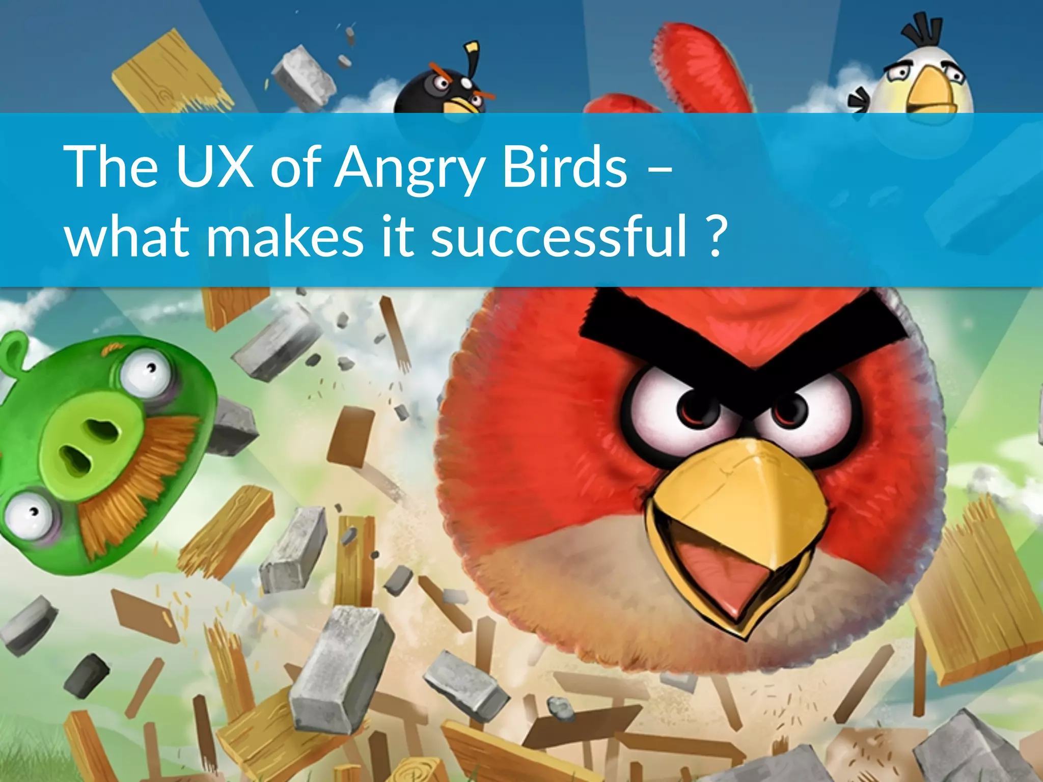 The  UX  of  Angry  Birds  –    
what  makes  it  successful  ?  
 
