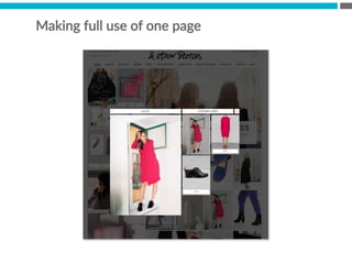 Making  full  use  of  one  page
 