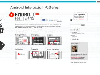 Android  InteracBon  Pa[erns
 