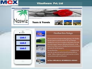 Wizard-1Wizard-1Download-Software
Vitsoftware Pvt. Ltd
Tours & Travels
Link-1
Link-2
Link-3
 