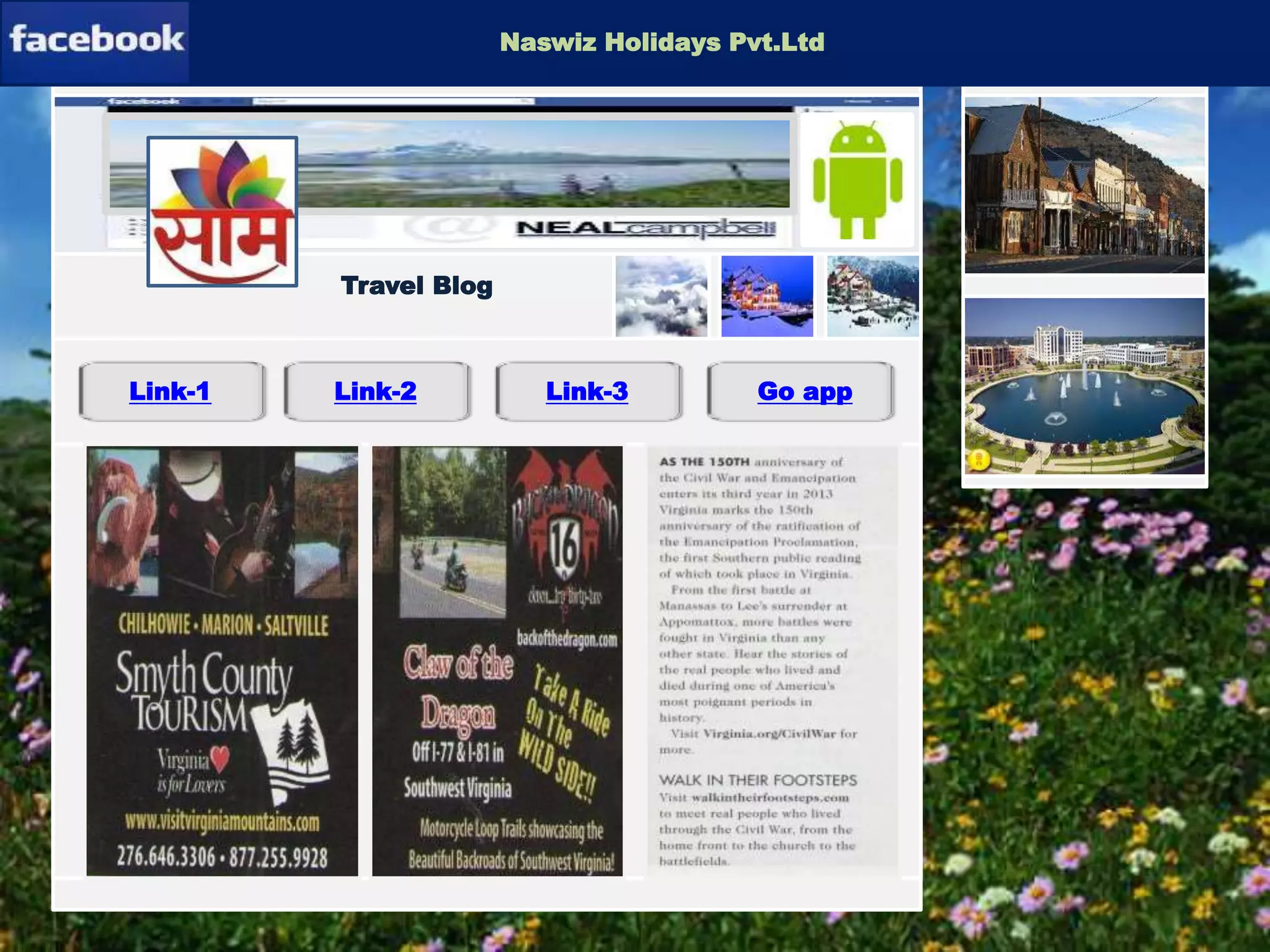Newslink-3Newslink-2Newslink-1Download-Software
Newsletter-Software
Travel Blog
Naswiz Holidays Pvt.Ltd
Link-1 Link-2 Link-3 Go app