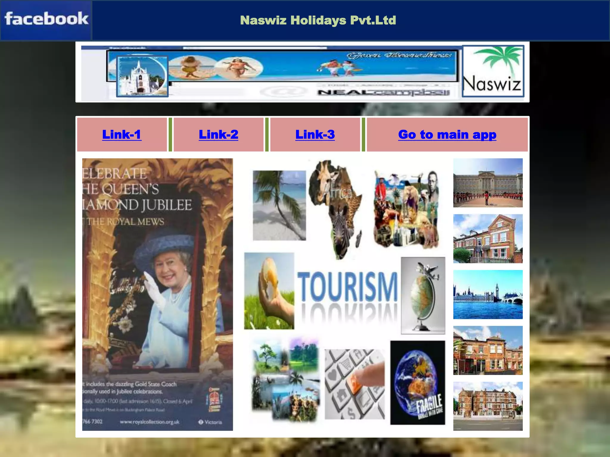 Pagelink-3Pagelink-1Download-ApplicationDownload-Application
Naswiz Holidays Pvt.Ltd
Link-1 Link-2 Link-3 Go to main app