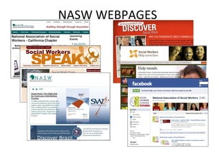 NASW WEBPAGES
 