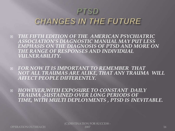 ptsd service manual ptsd presentation ptsd service manual ptsd presentation