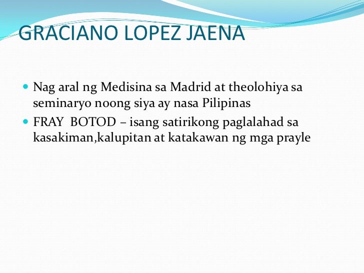 Sagisag Panulat Ni Graciano Lopez Jaena