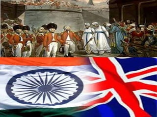 BRITISH/INGLES 
SA INDIA 
• Pinakinabangan nang husto 
ng Ingles ang mga likas na 
yaman ng India 
• Nagpatupad ng mga 
pa...