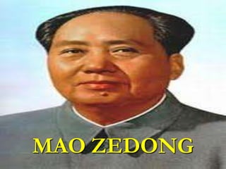 MAO ZEDONG
  - marami ang mga
nasawi dahil sa hirap,
gutom at sa kampanya
laban      sa    mga
komunista.
 