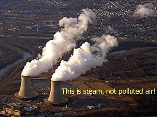 This is steam, not polluted air! 