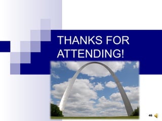 THANKS FOR ATTENDING! 