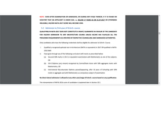 Nata 2017 complete details 