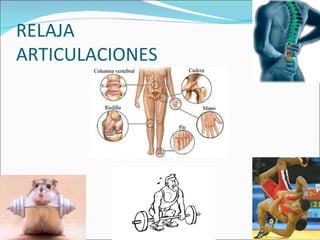 RELAJA
ARTICULACIONES
 