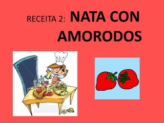 RECEITA 2:  NATA CON       		AMORODOS 