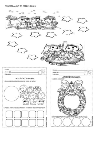 ENUMERANDO AS ESTRELINHAS:
 