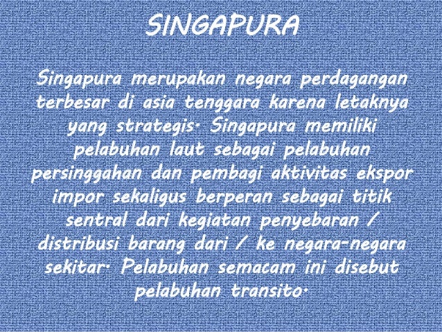 Barang Barang Yang Diperdagangkan Antarnegara Di Kawasan Asia Tenggara