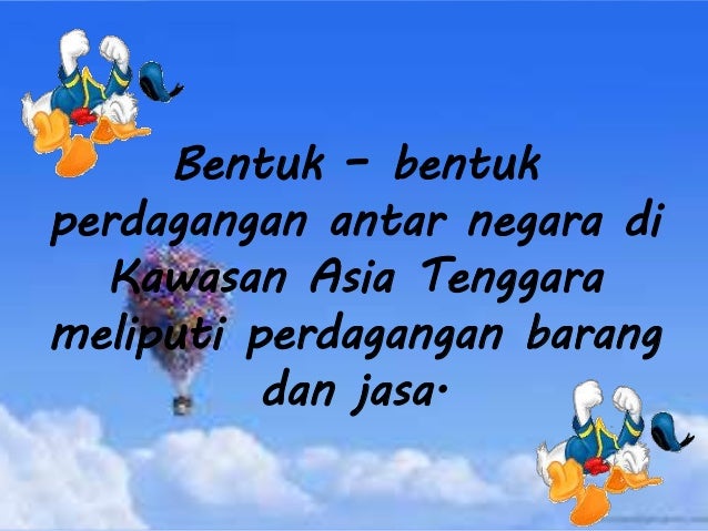 Barang Barang Yang Diperdagangkan Antarnegara Di Kawasan Asia Tenggara