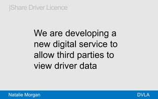 Accessing Driver Data | Natalie Morgan | October 2014 | PPTX