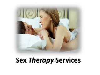 Sex Therapy Services
 