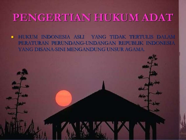 Natal kristiono mata kuliah hukum adat pemerintahan adat 