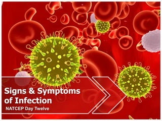 Signs & Symptoms
of Infection
NATCEP Day Twelve

 
