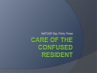 NATCEP Day Thirty Three
 