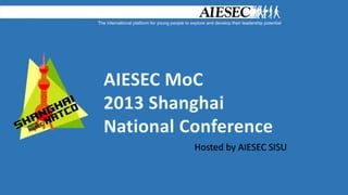 Hosted by AIESEC SISU

 