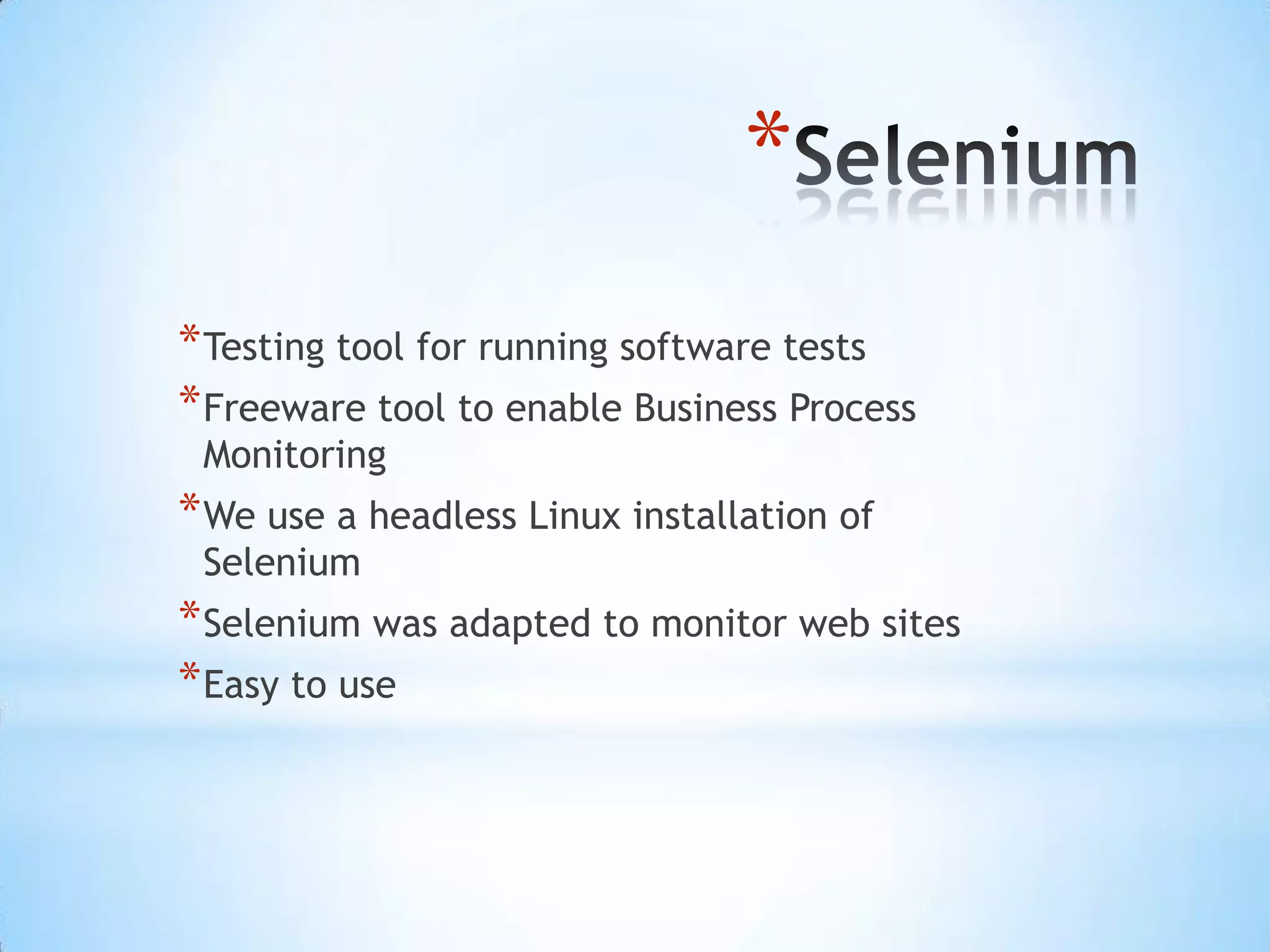 Recording in SeleniumThe following demo will show how you can record user’s interactions with websites in Selenium