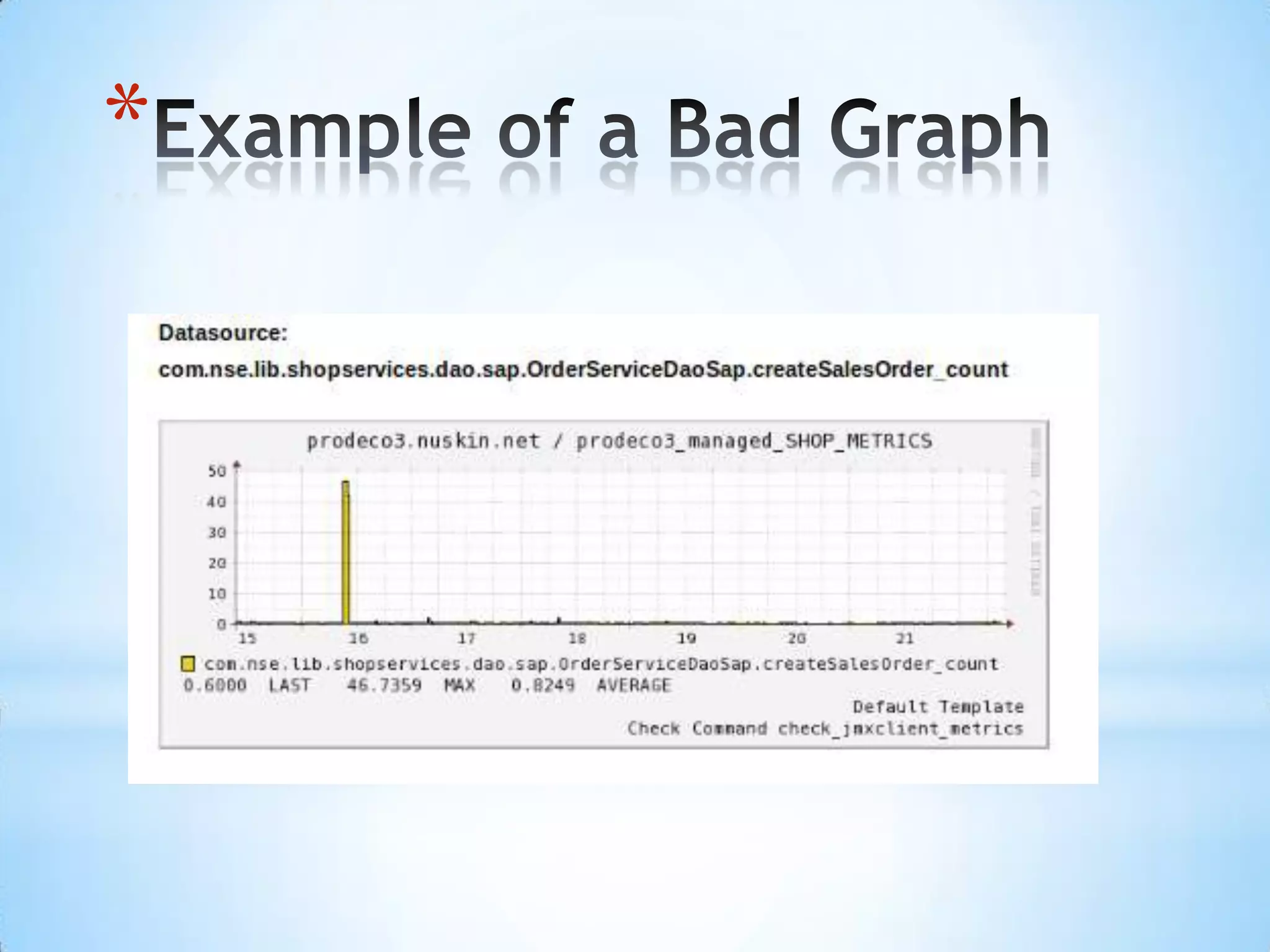 Dev, Test, and ProductionDev, Test, Prod environment is idealOne system is not enoughNew alerts should be tested before deploymentNew alerts can cause load on the system or unexpected problemsNew releases of Nagios should be tested and deployed after thorough testing