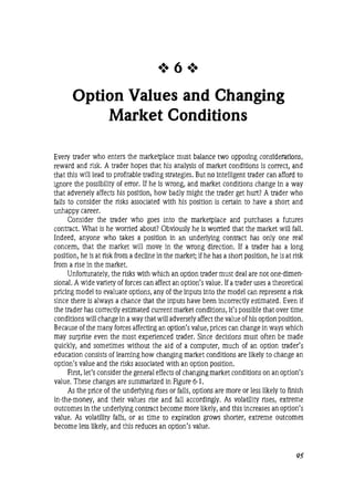 Natenberg   option pricing and volatility