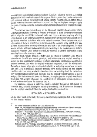Natenberg   option pricing and volatility