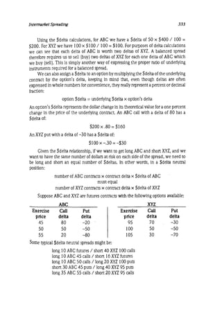 Natenberg   option pricing and volatility