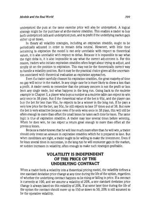 Natenberg   option pricing and volatility