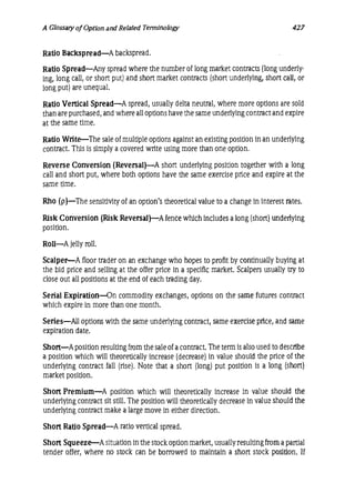 Natenberg   option pricing and volatility
