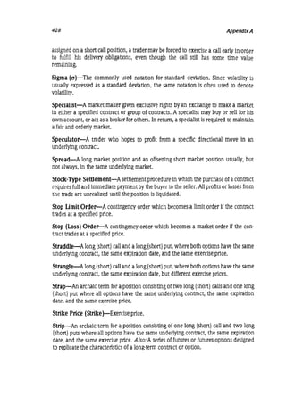 Natenberg   option pricing and volatility