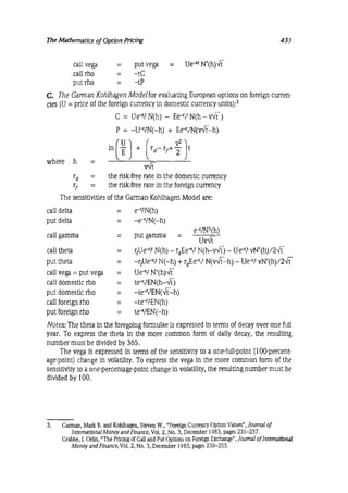 Natenberg   option pricing and volatility