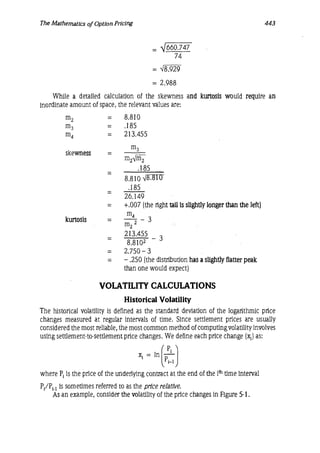 Natenberg   option pricing and volatility