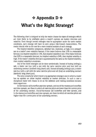Natenberg   option pricing and volatility