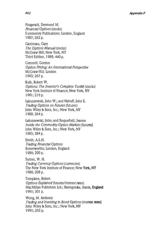 Natenberg   option pricing and volatility