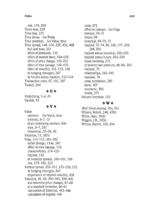 Natenberg   option pricing and volatility