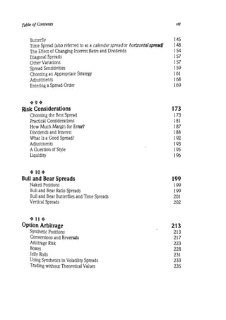 Natenberg   option pricing and volatility