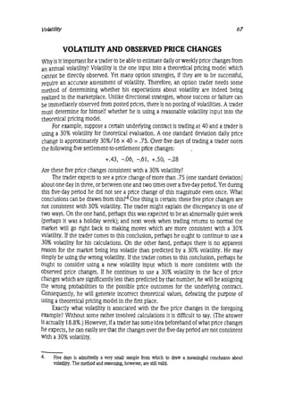 Natenberg   option pricing and volatility